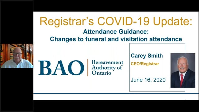 BAO Update and Guidance June 16, 2020